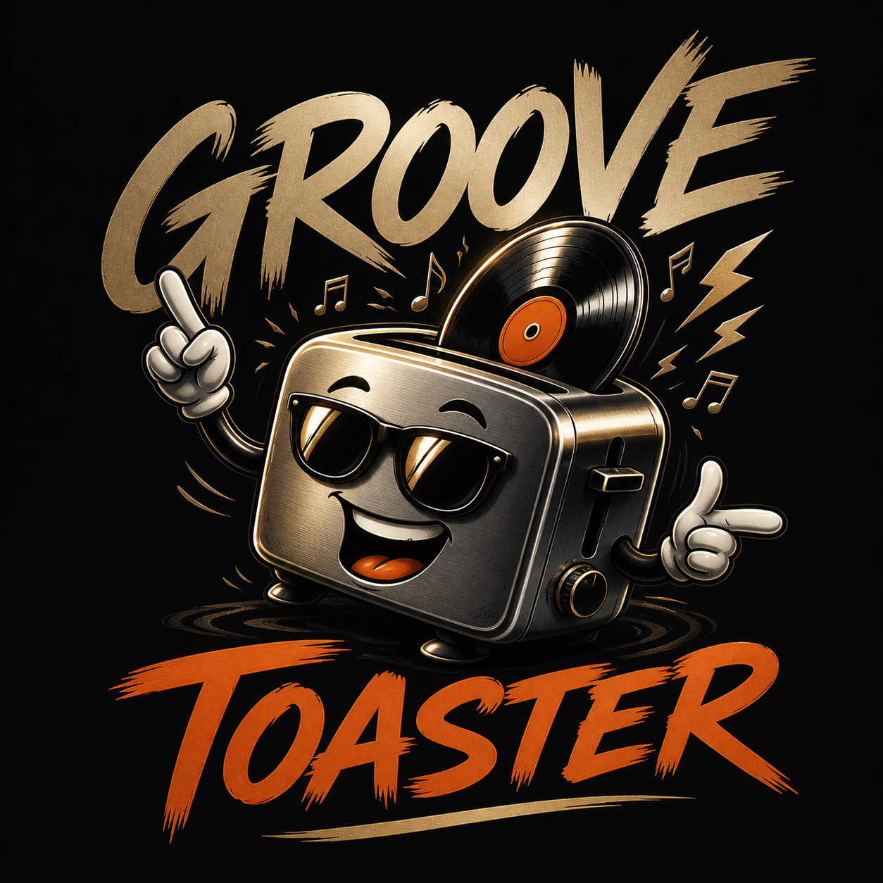 GrooveToaster music brand logo