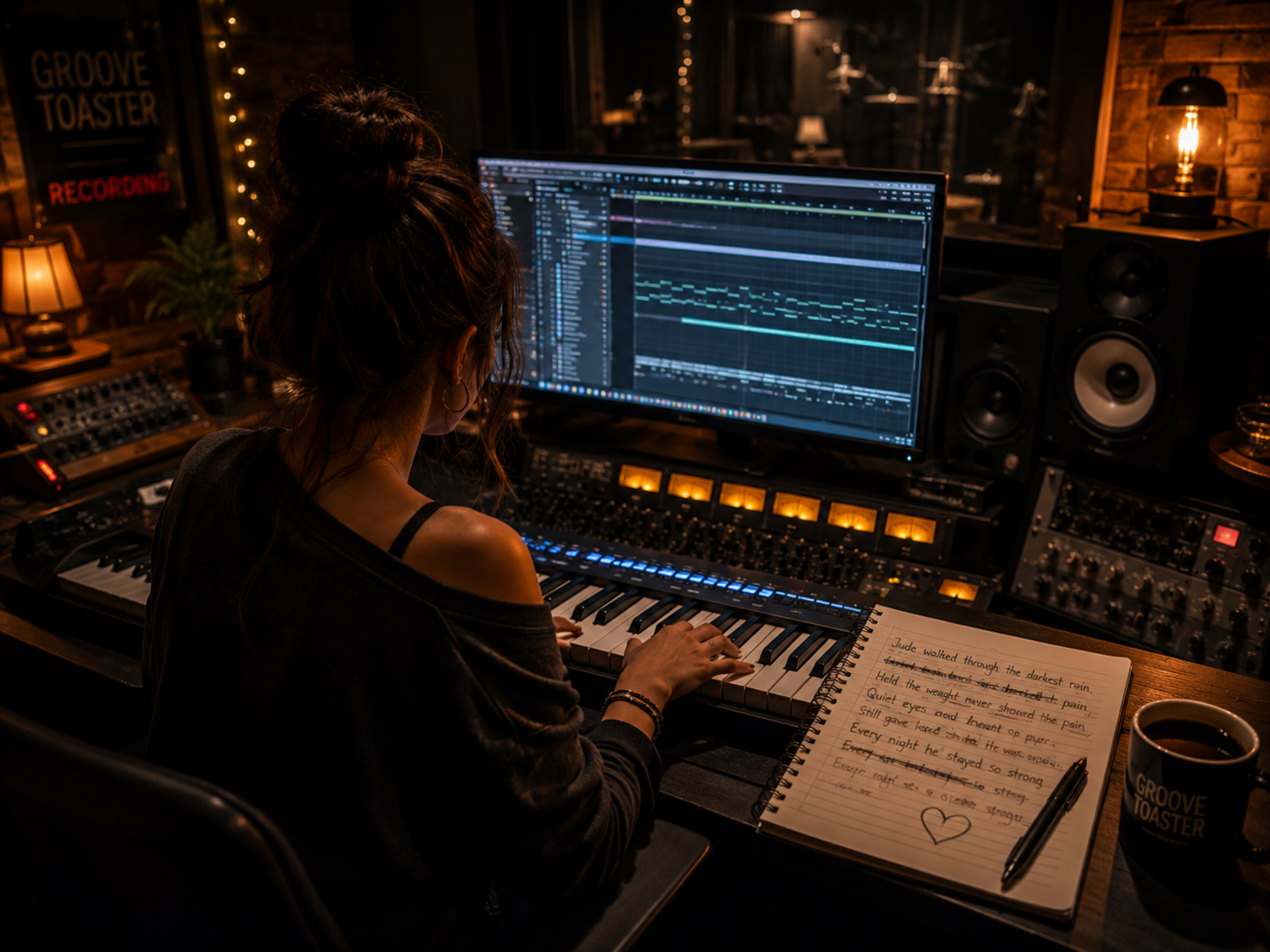 She Toaster is working on her new song: JUDE