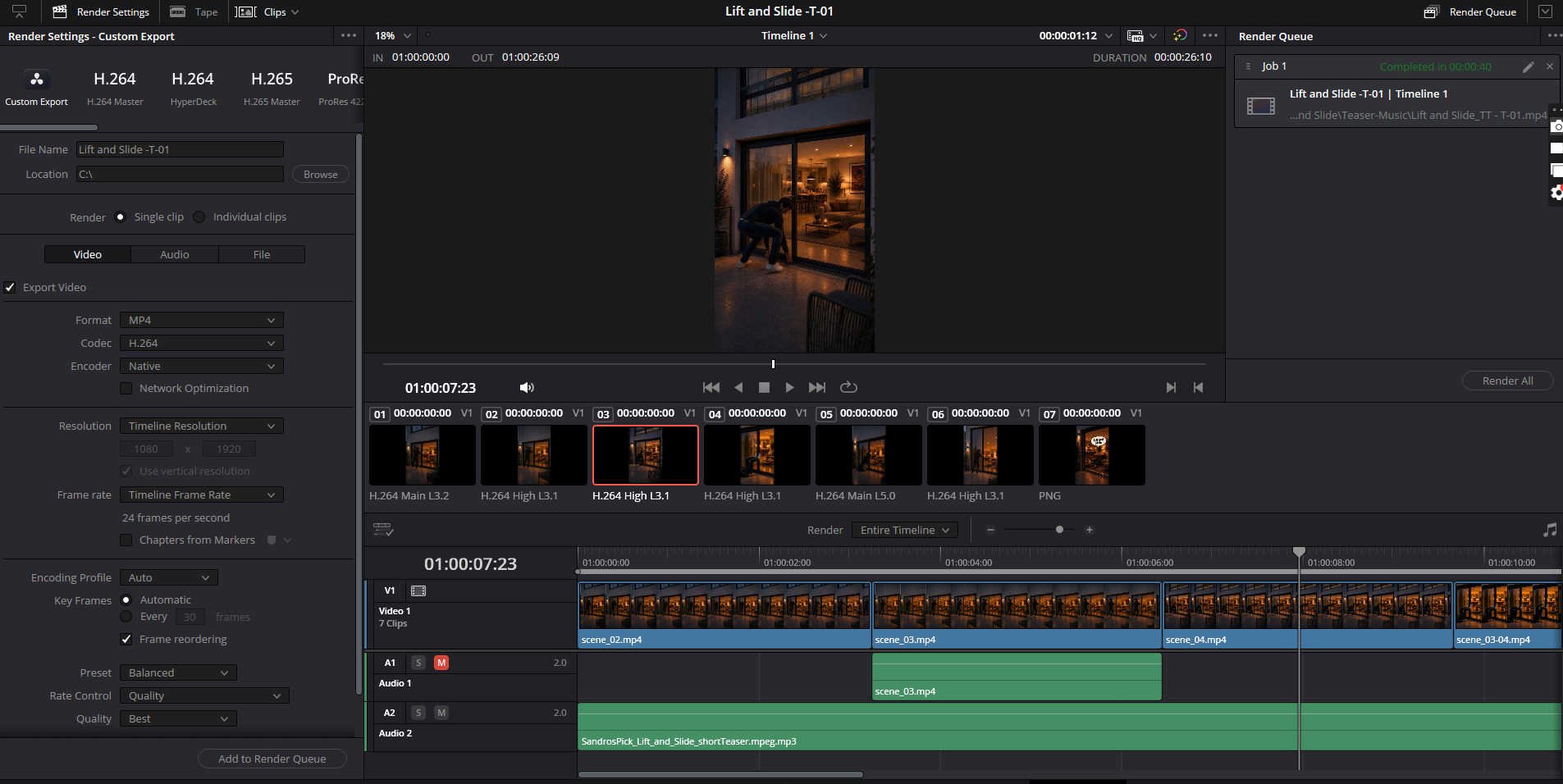 Spotify Lift and Slide Teaser - Work